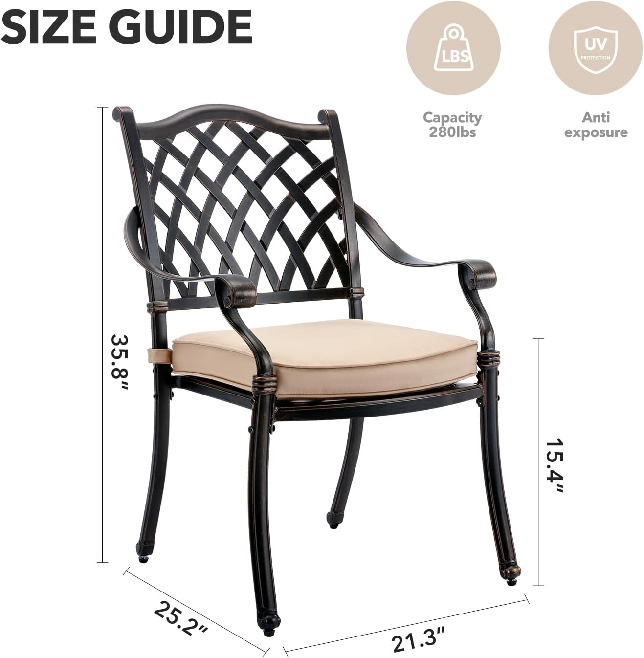 Patio Dining Chairs Set