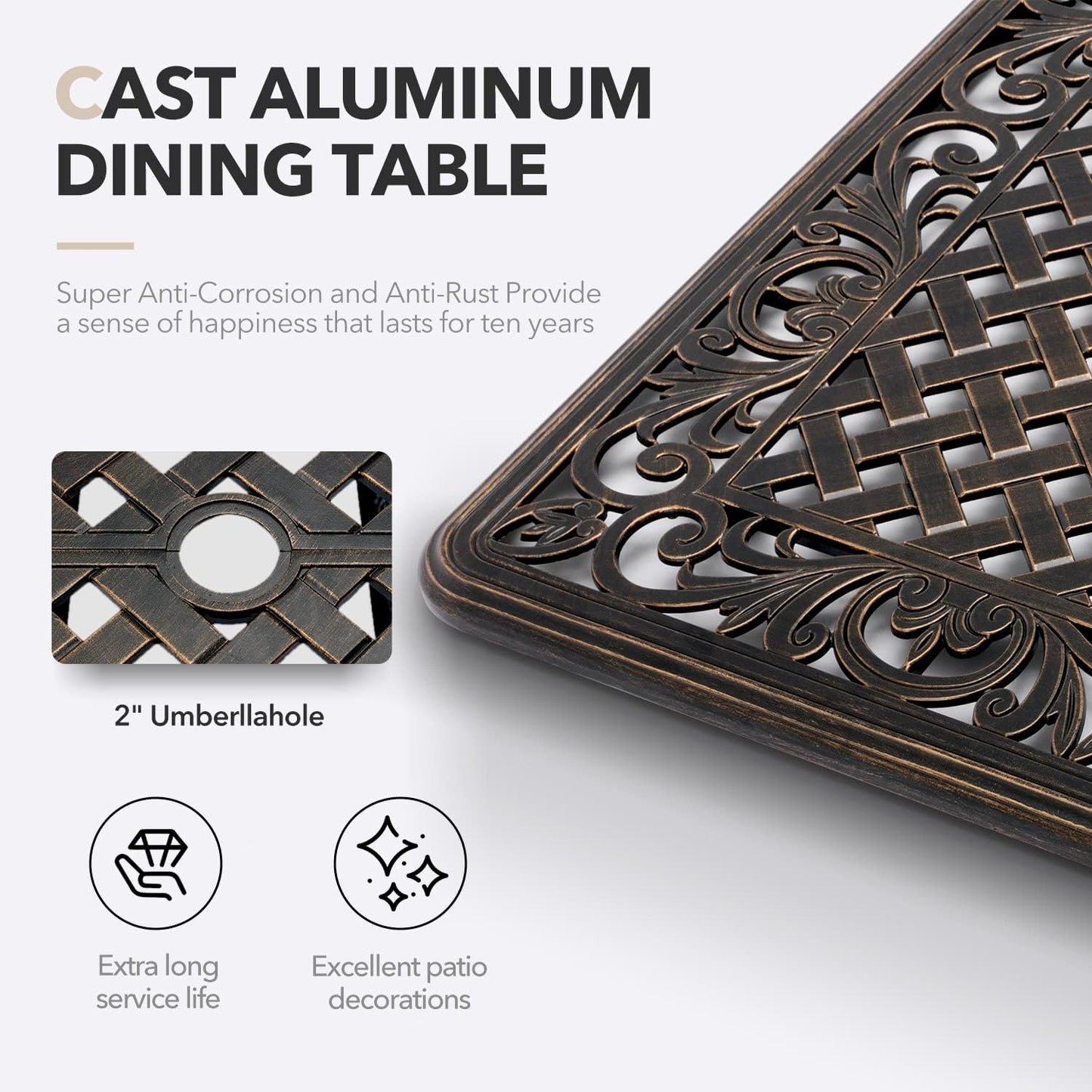 9-๐๐ข๐๐๐ Outdoor Dining Set