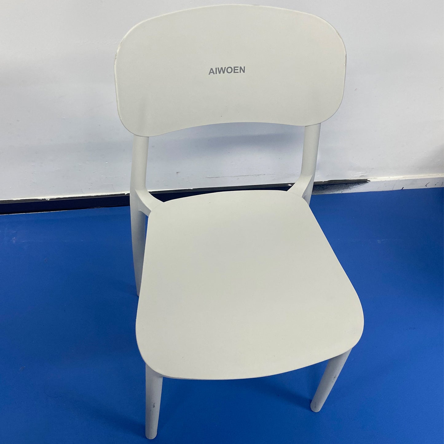 AIWOEN Plastic Chair for Small Spaces, White