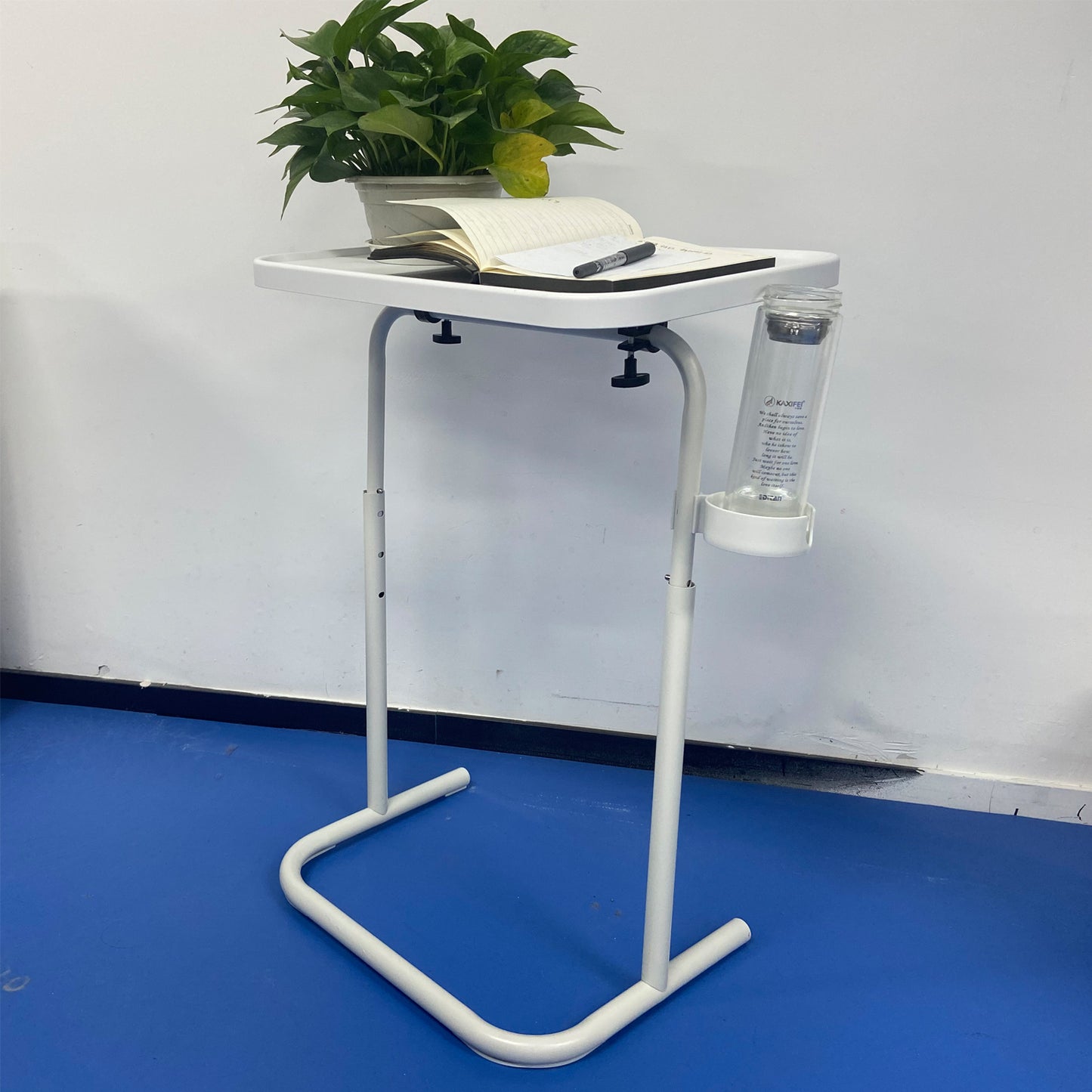 AIWOEN Plastic Folding Table for Small Spaces, White