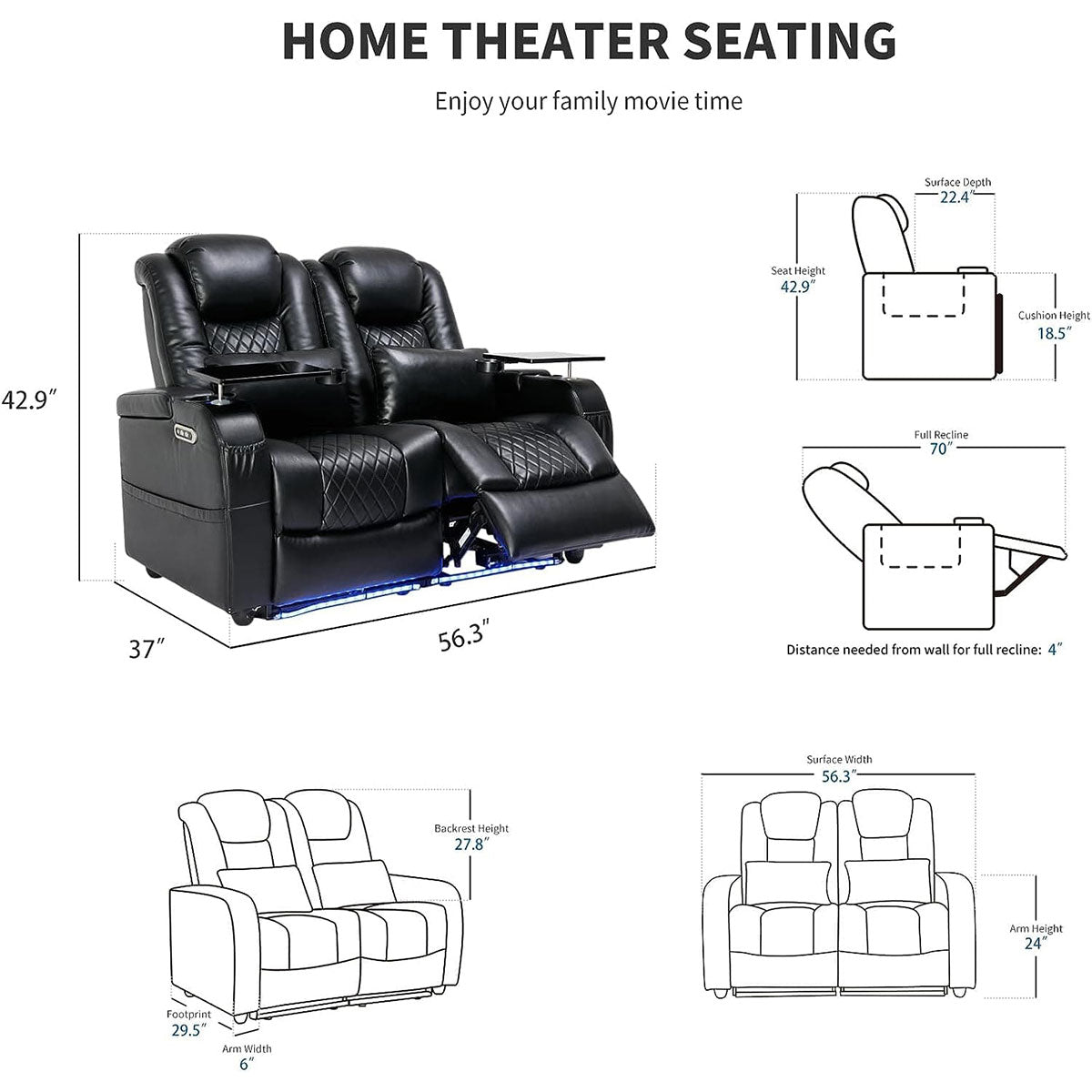 Loveseat Recliner attaliarec.com - attaliarec.com
