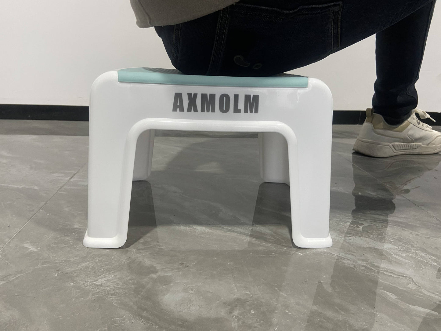 AXMOLM Elegant Plastic Chair - Dual Tone Design for Style and Functionality