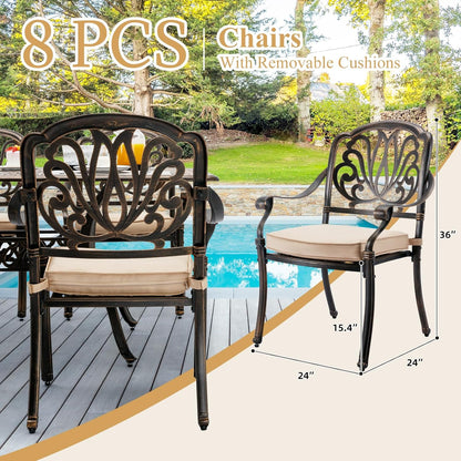 9-piece Outdoor dining set