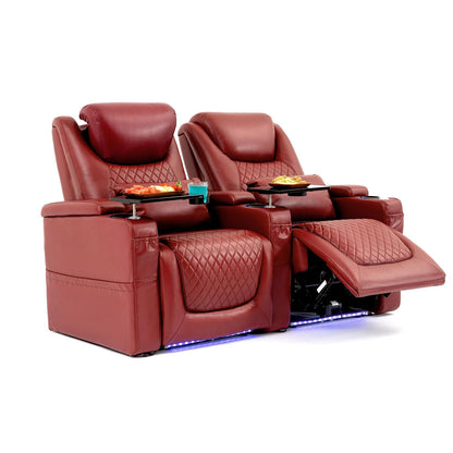 Loveseat Recliner Red