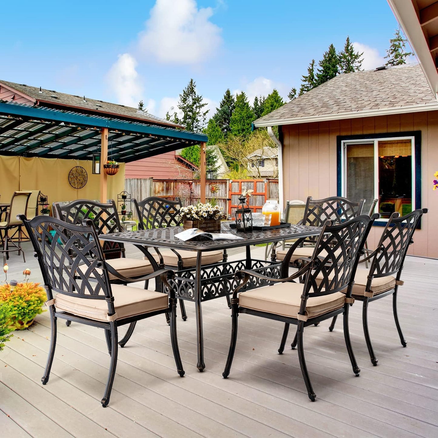 𝟕-𝐏𝐢𝐞𝐜𝐞 Outdoor Dining Set