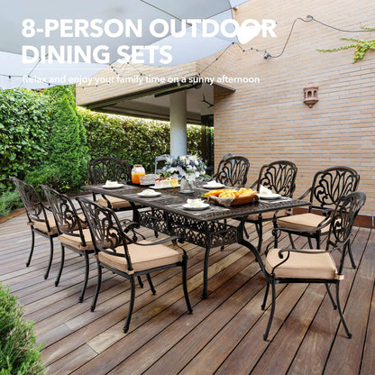 9-𝐏𝐢𝐞𝐜𝐞 Outdoor Dining Set