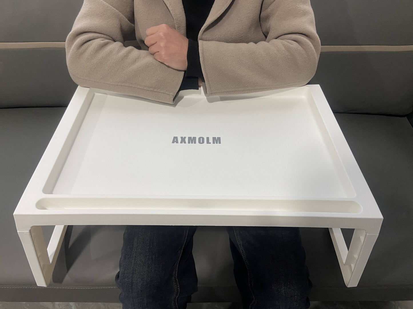 AXMOLM Premium Plastic Bedside Laptop Table